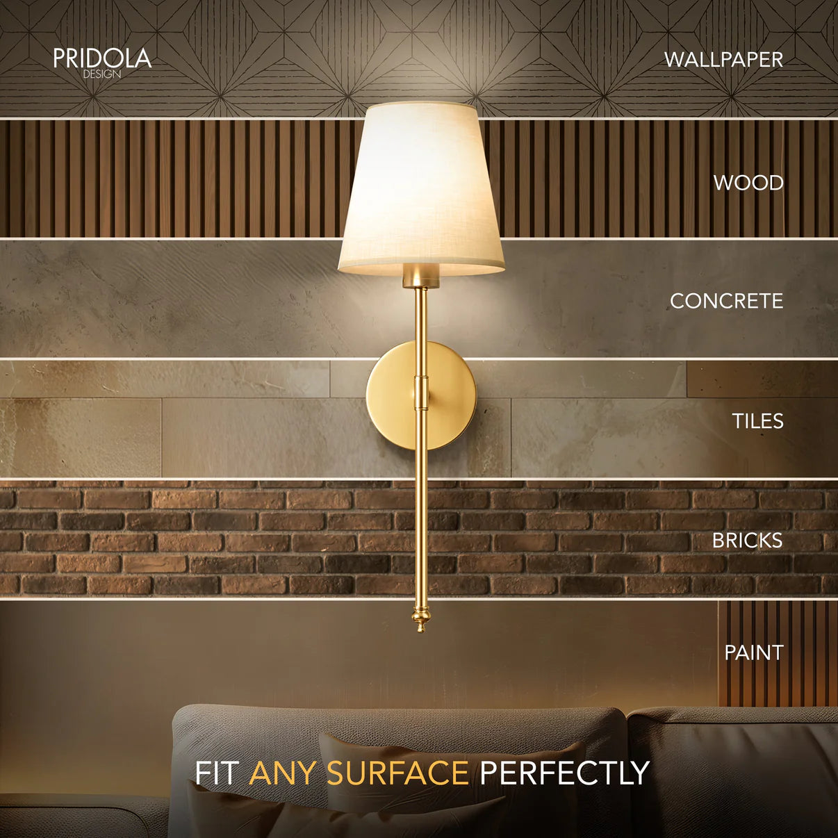 Wireless Luxinora™ Wall Sconces (Pack of 2)