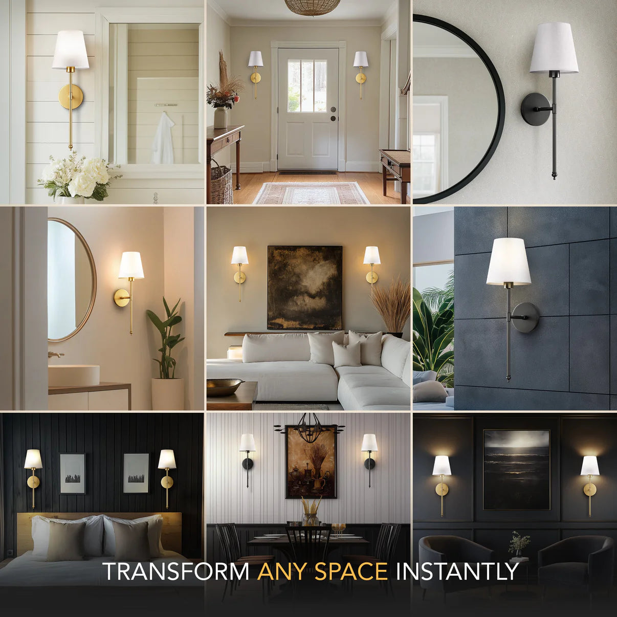 Wireless Luxinora™ Wall Sconces (Pack of 2)