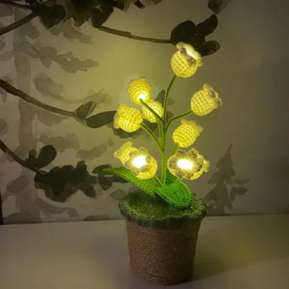Lily Bloom™ – Floral Crochet Lamp