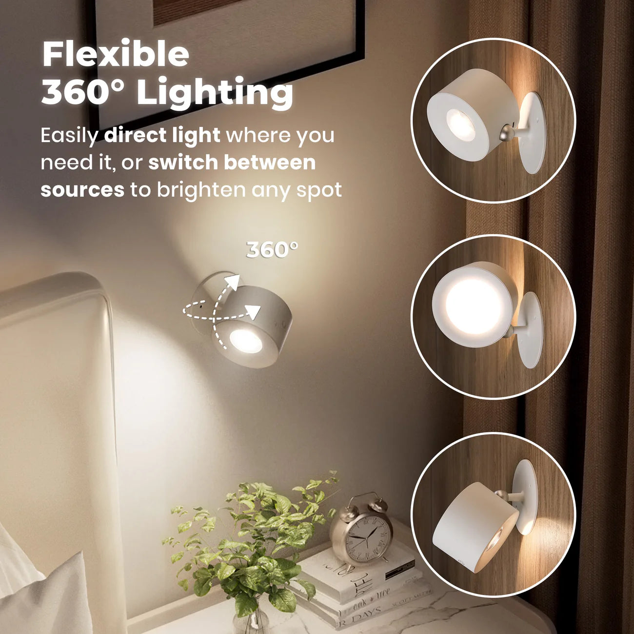 Wireless LED Wall Light