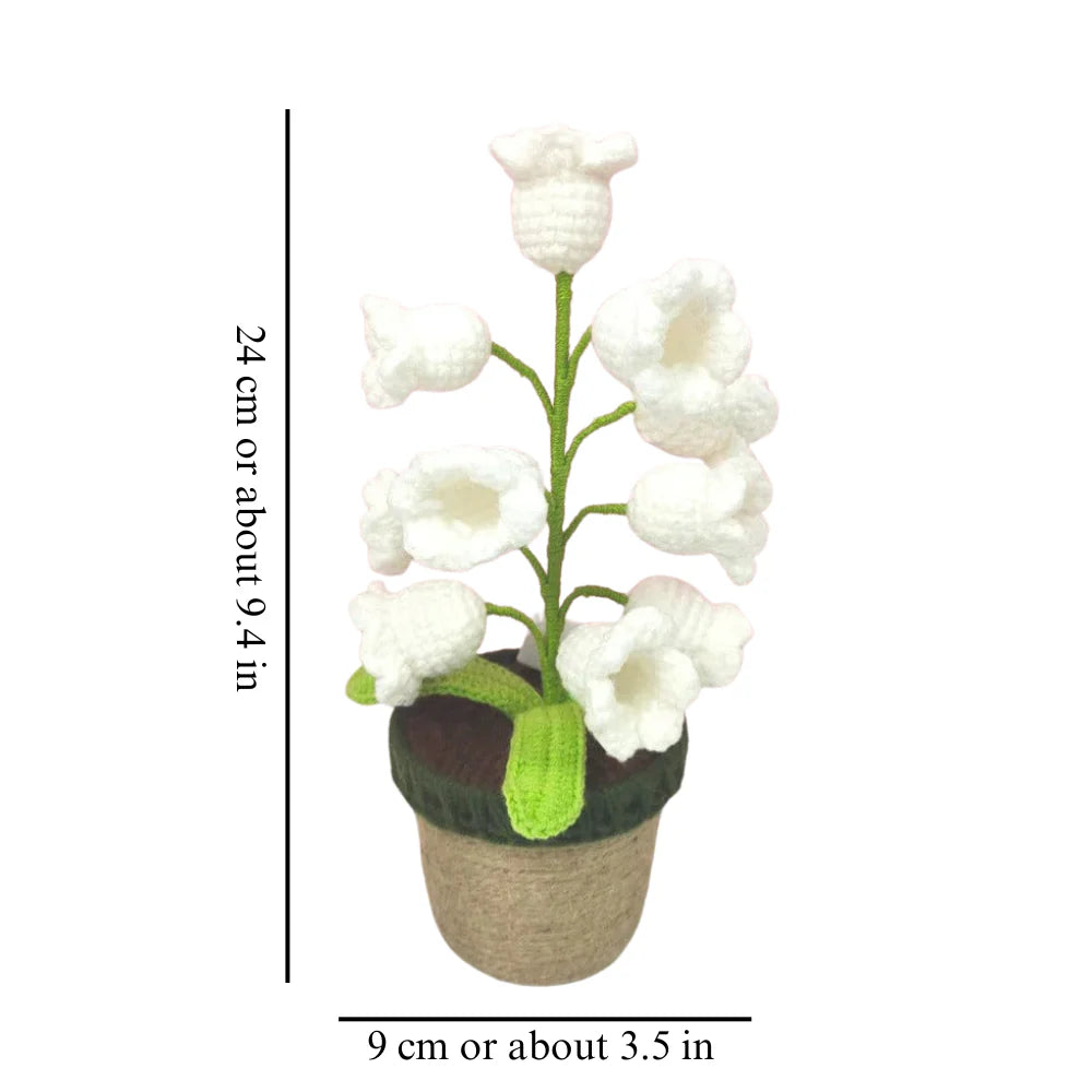 Lily Bloom™ – Floral Crochet Lamp