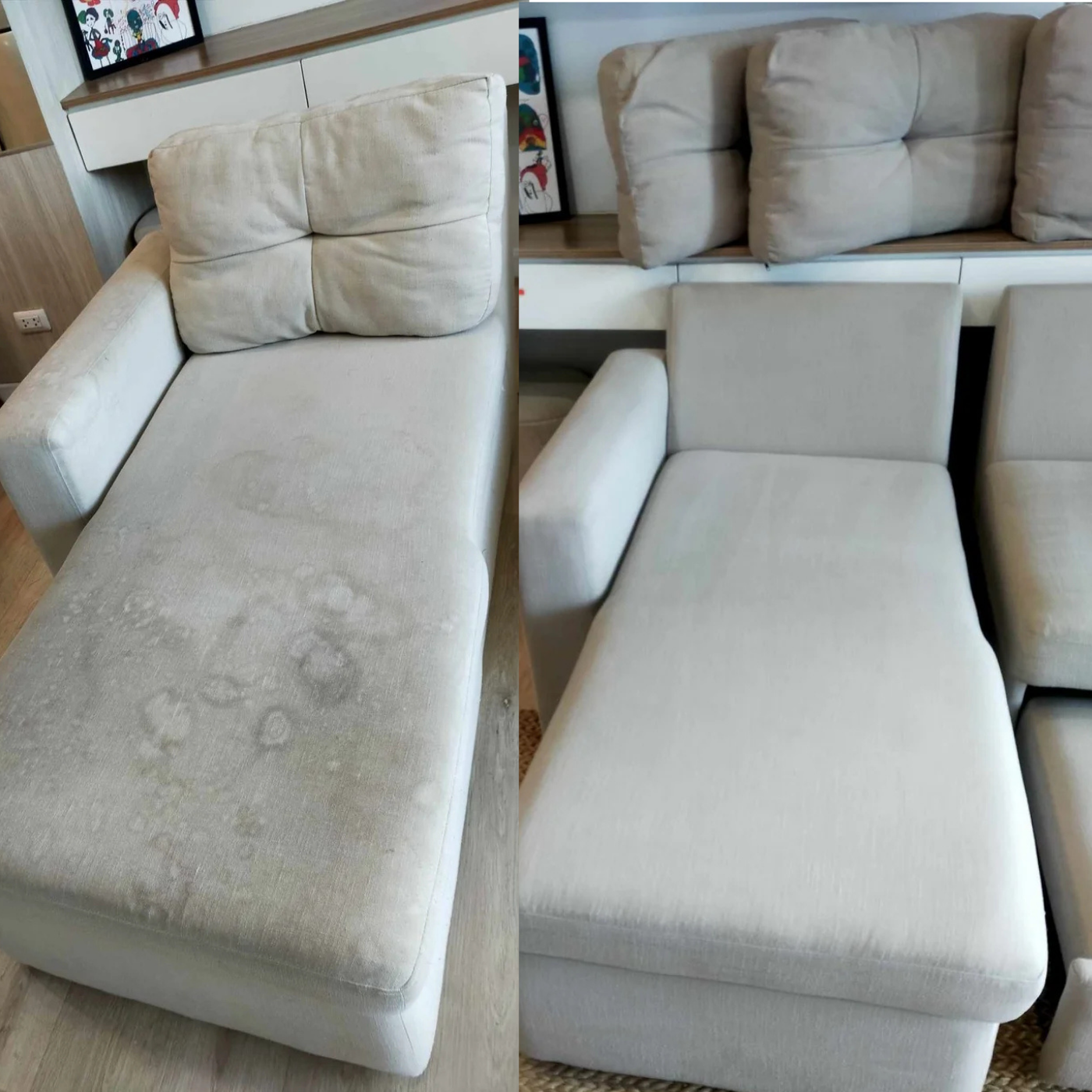 Customer Sophie — high chair and toys cleaned with pure steam