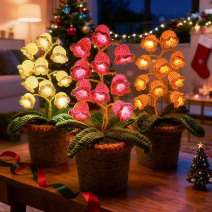 Lily Bloom™ – Floral Crochet Lamp