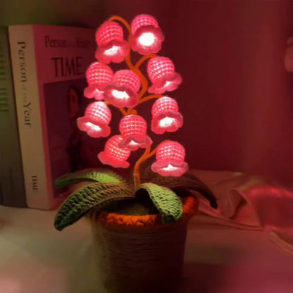 Lily Bloom™ – Floral Crochet Lamp