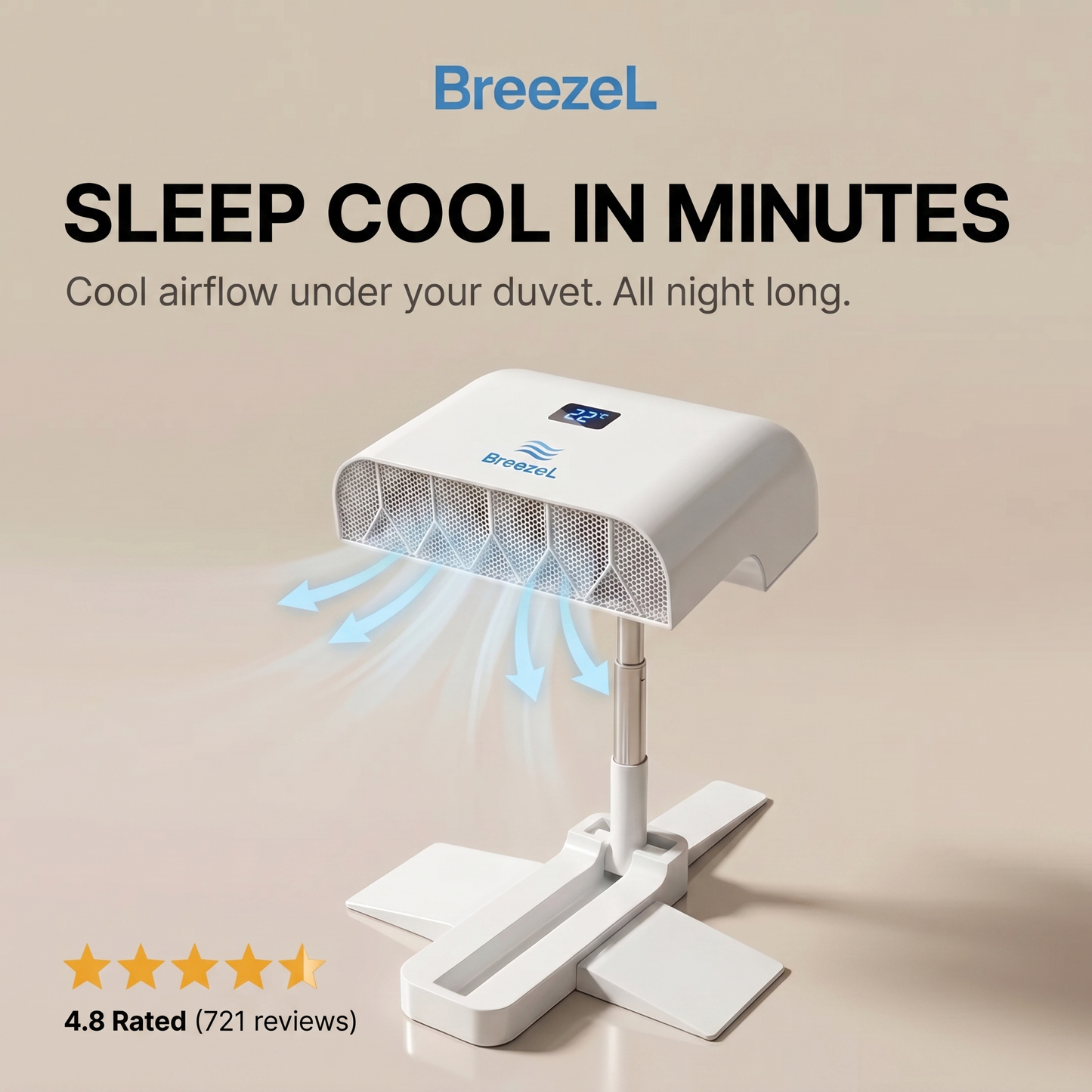 Luxinora Bed Cooling Fan