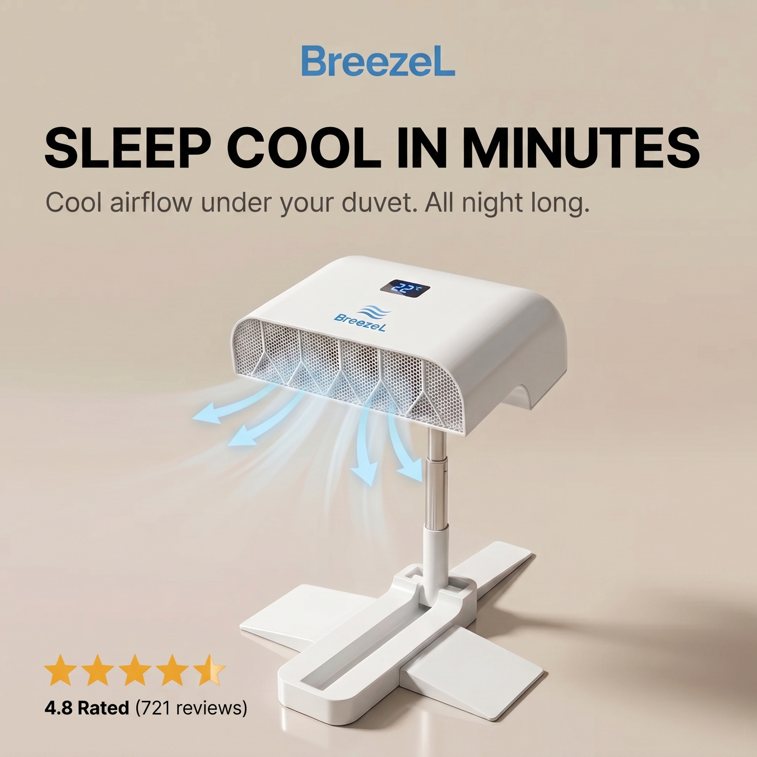 Luxinora Bed Cooling Fan