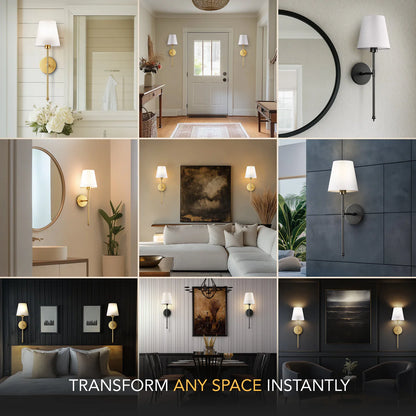 Wireless Luxinora™ Wall Sconces (Pack of 2)