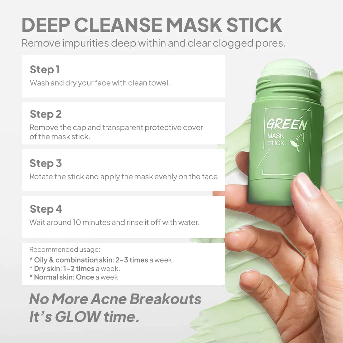 Green Tea Cleansing Mask Stick